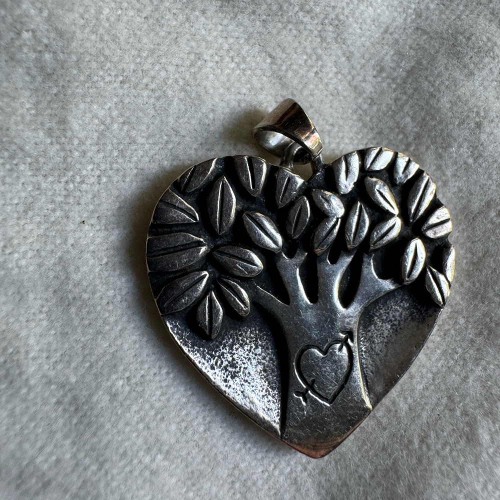 Heart Tree Pendant James Avery Silver Retired Discontinued